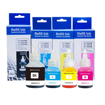 Kit de Tintas Compatibles Brother T430W, DCP T310, DCP T500W, T730w,