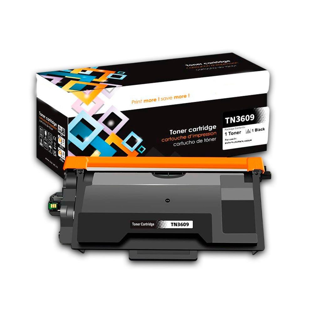Toner Compatible Brother TN-3609 Negro 3.000Pag HL-L5210DN Compatible