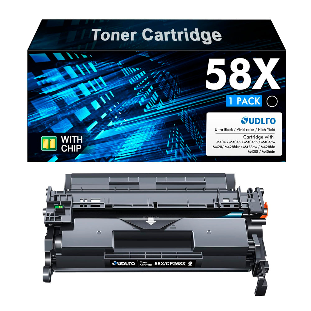 Toner Compatible HP 58X CF258X Pro M404 M428 12.5K Pag con CHIP