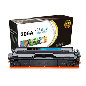 Toner HP 206A Cyan Compatible W2110A Cyan M255 M283fdw 1350pgs