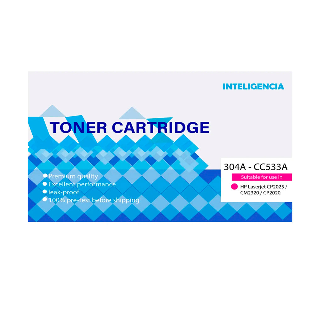 Tóner HP 304A Magenta CC533A Laserjet CP2025 / CM2320 / CP2020 Compatible