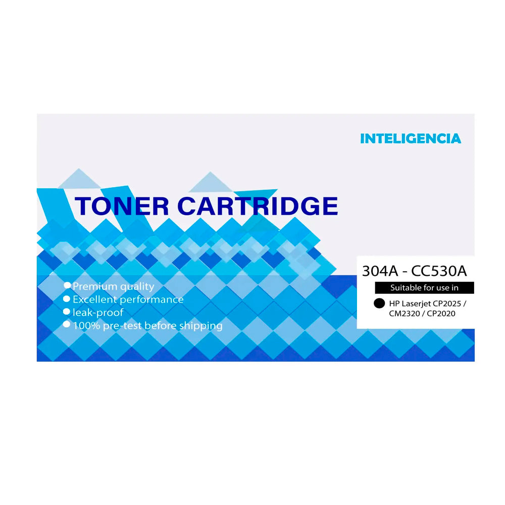 Tóner HP 304A Negro CC530A Laserjet CP2025 / CM2320 / CP2020 Compatible