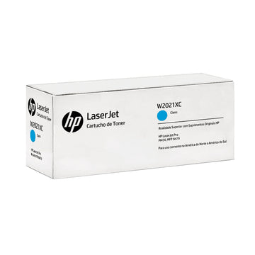 Toner HP 414XC W2021XC Cyan M454 MFP M479 6000 Páginas.