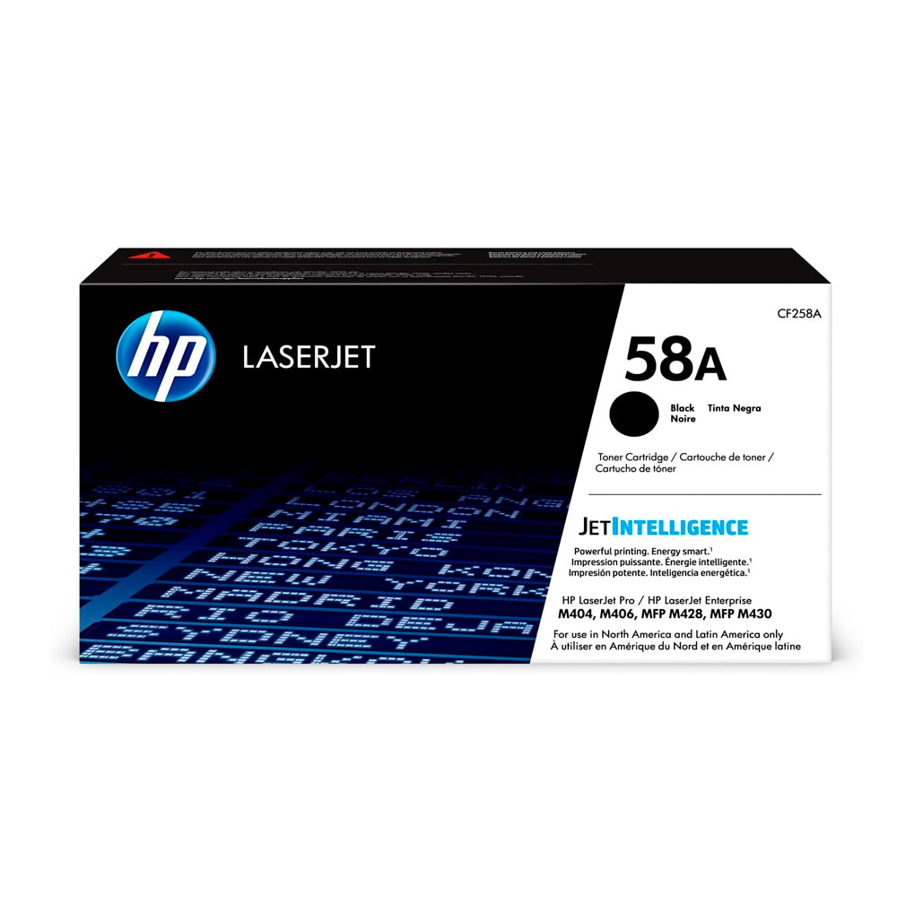 Toner HP 58A Negro CF258A Para M404