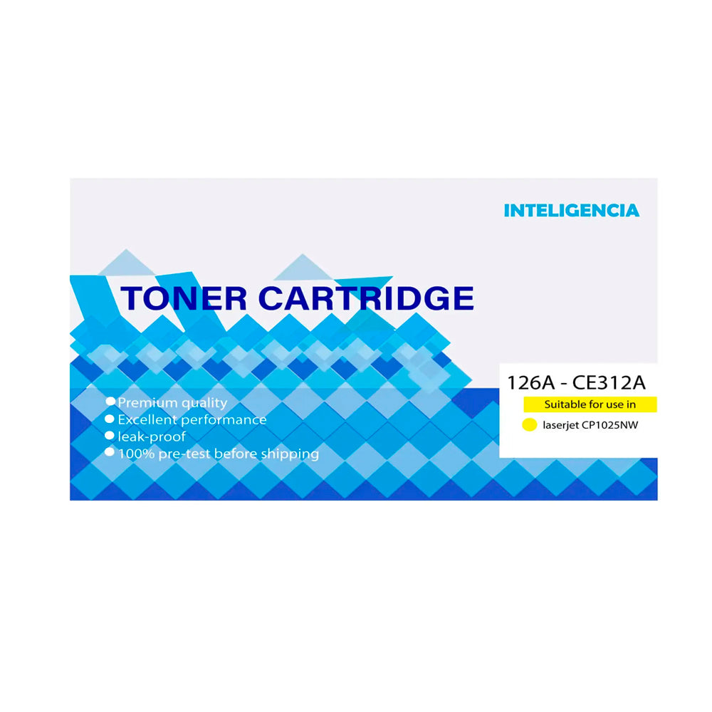Toner HP Compatible 126A CE312A L.J. CP1025 Yellow 1000 Paginas