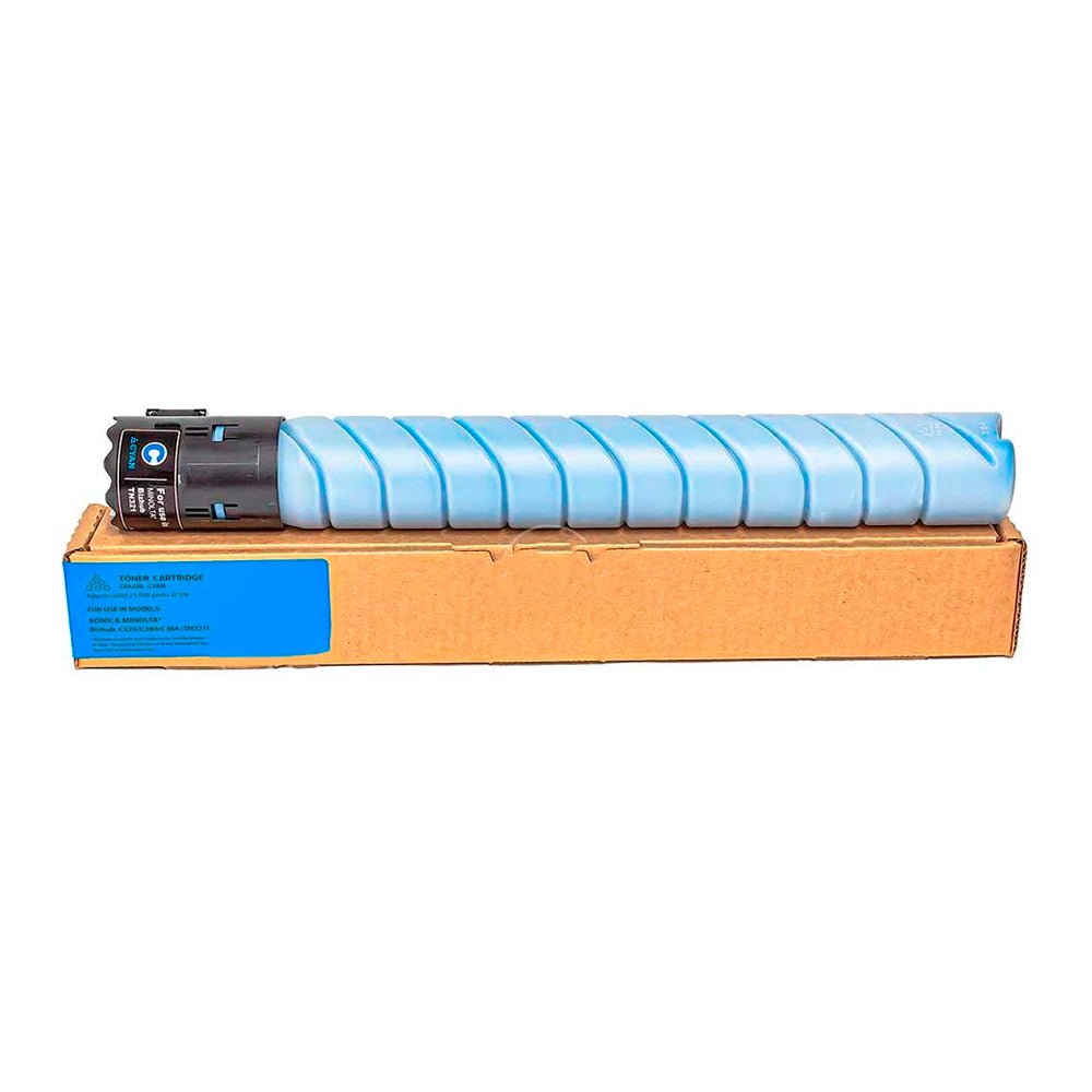 Toner Konica TN-321C Cyan Compatible 514g Bizhub C224, C364, C284