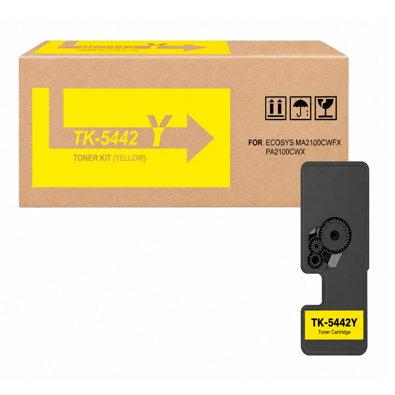 Tóner Compatible Kyocera TK-5442Y Yellow para ECOSYS MA2100 y PA2100