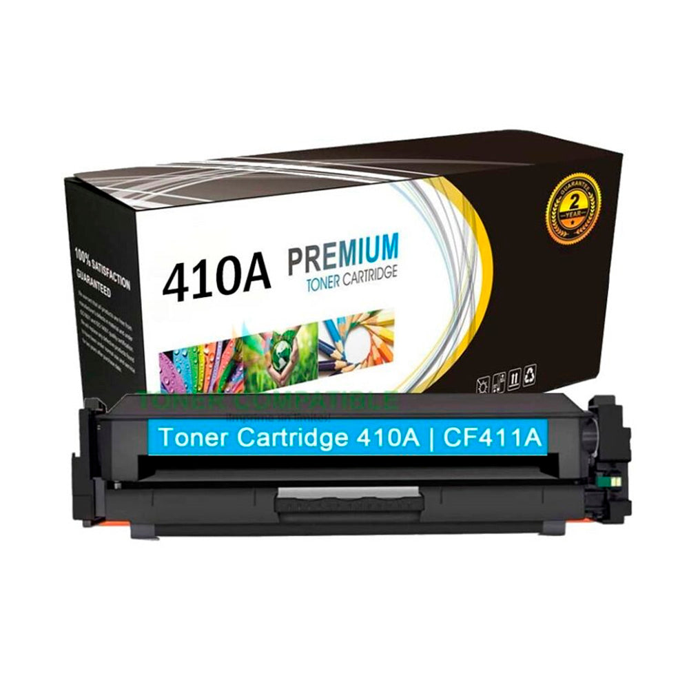 Toner Compatible HP 410A Cyan CF411A M477fdw M452