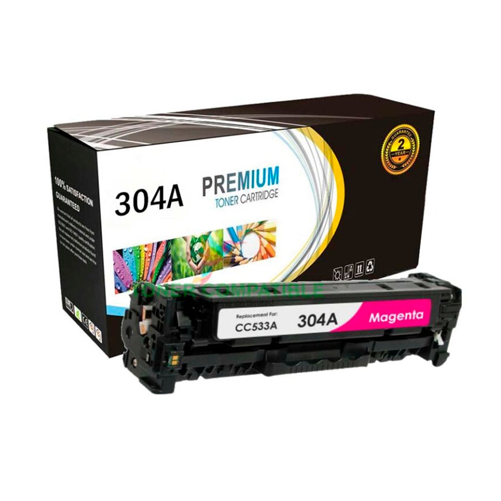 Tóner HP 304A Magenta CC533A Laserjet CP2025 / CM2320 / CP2020 Compatible