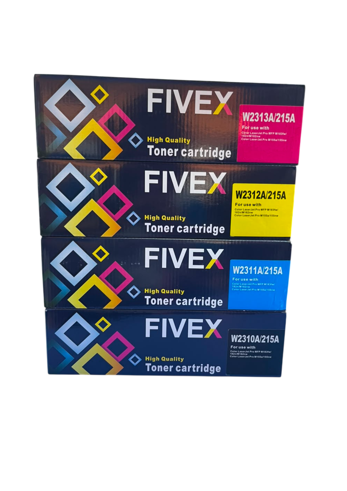 Kit de Toner Fivex 215A CMYK M155a, M182nw, M183fw