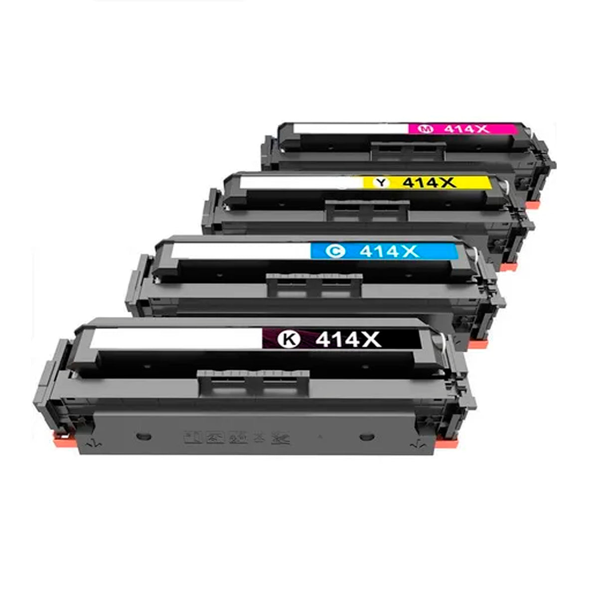 Kit de toner HP Compatible 414X CYMK M454dw, M479dw Con CHIP