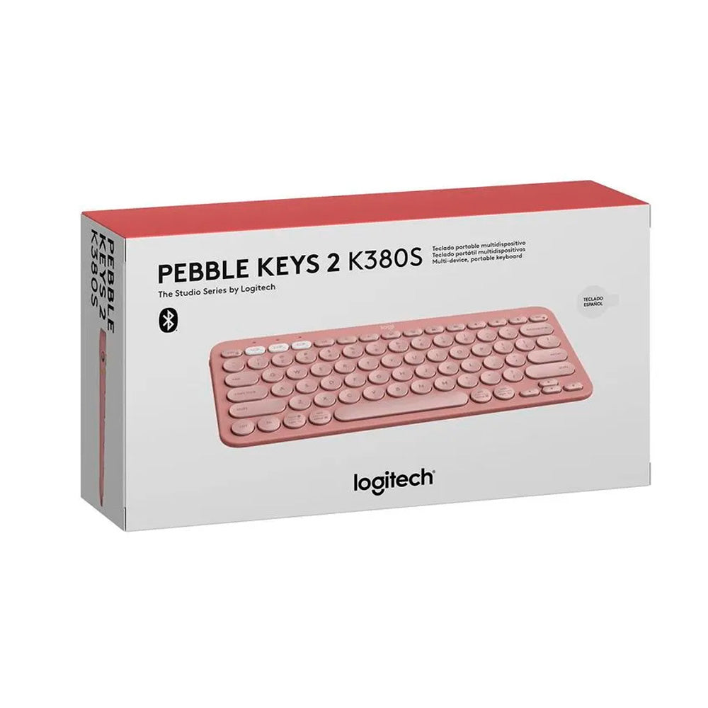 Teclado Logitech Pebble 2 K380s Bluetooth Inalámbrico Rose