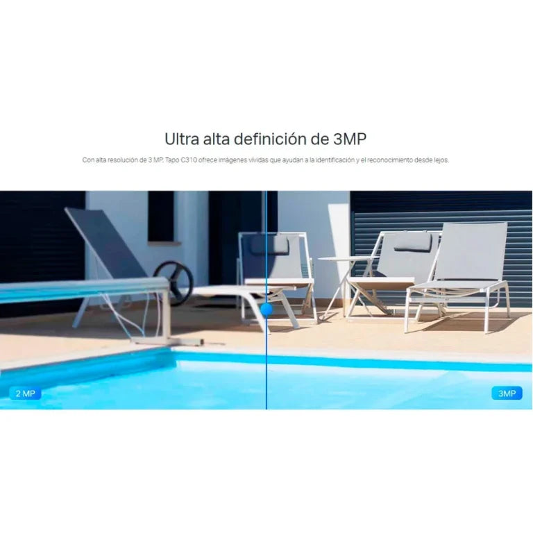 Cámara de Seguridad Wi-Fi TP-Link Tapo C310 3 MP (2K) con Audio