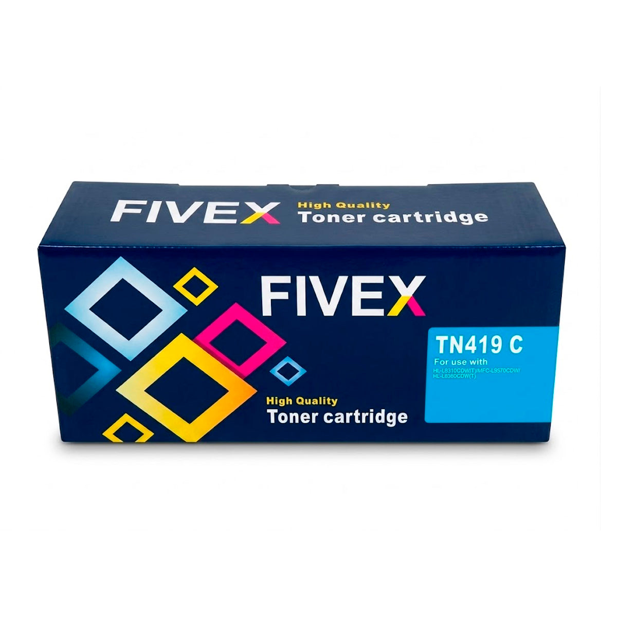 Toner Compatible Brother TN-419C Cyan MFC-L8900CDW Negro 9000 páginas Premium