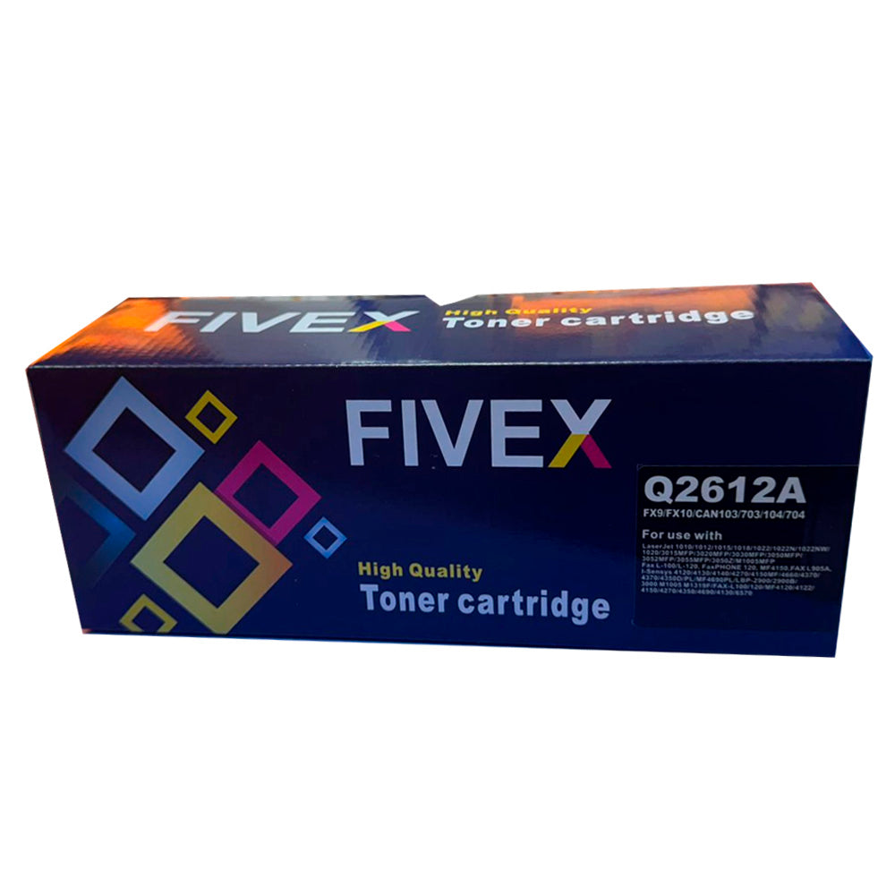 Toner HP Compatible 12A Negro Q2612A 2,000 Pág 1010 Compatible