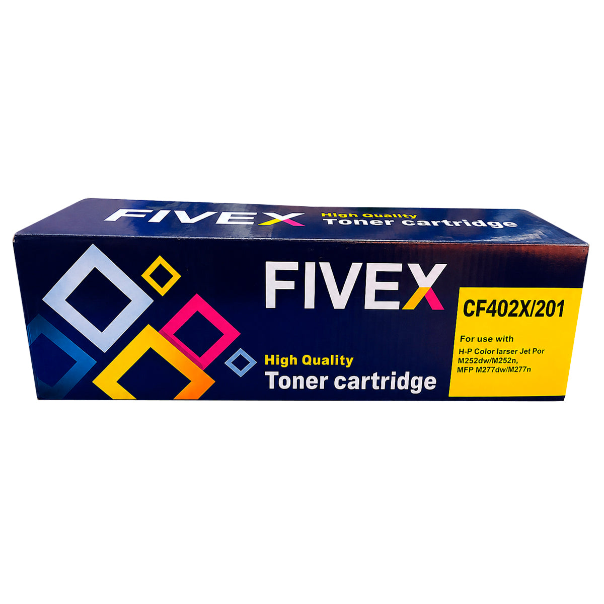 Kit de Tóner Compatible FIVEX HP 201X CMYK para HP Color LaserJet Pro M252, M274 y MFP M277 | Alto Rendimiento