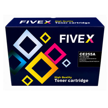 Tóner Compatible FIVEX 55A CE255A – 6,000 Páginas para HP LaserJet P3011 y P3015
