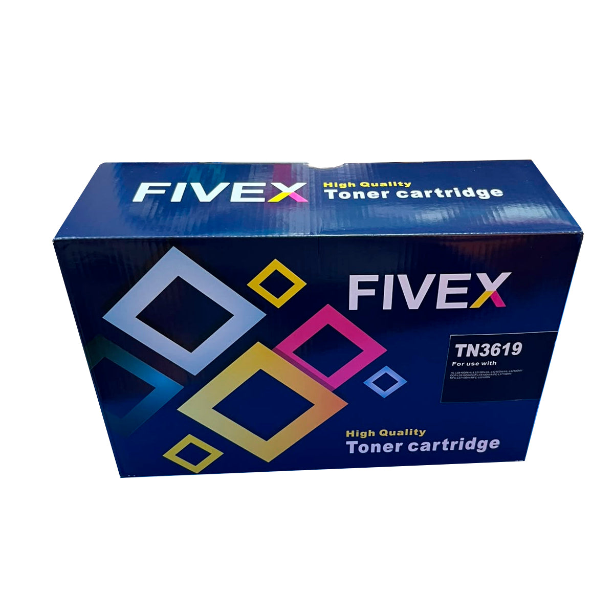 Toner Compatible Fivex TN-3619 Negro 18.000 Para Brother Pag HL-L5210DN  DCP-L5660DN