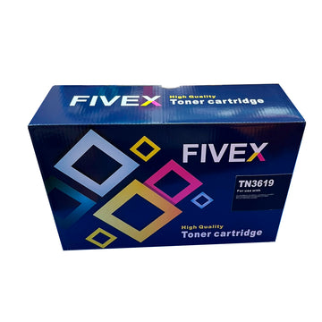 Toner Compatible Fivex TN-3619 Negro 18.000 Para Brother Pag HL-L5210DN  DCP-L5660DN