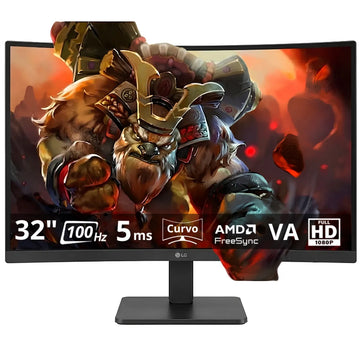 Monitor Curvo LG 32MR50C-B FHD de 32″ 100Hz, 5ms (GTG) AMD FreeSync