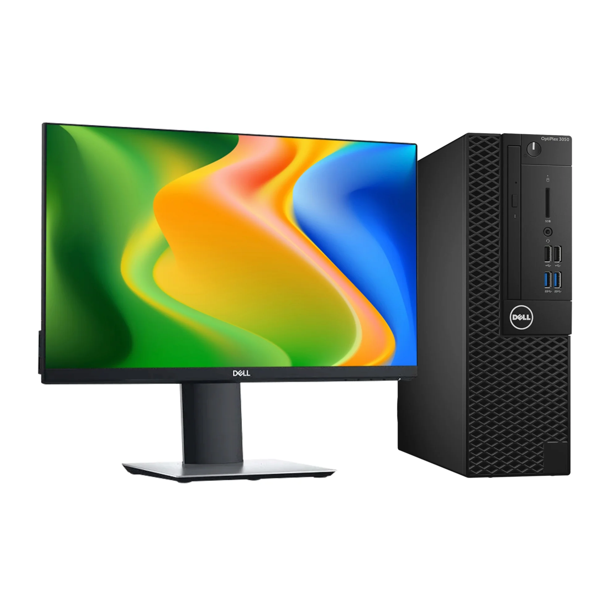 COMBODELL3050MINIDESKTOPI5-7500_DELLP2219H22